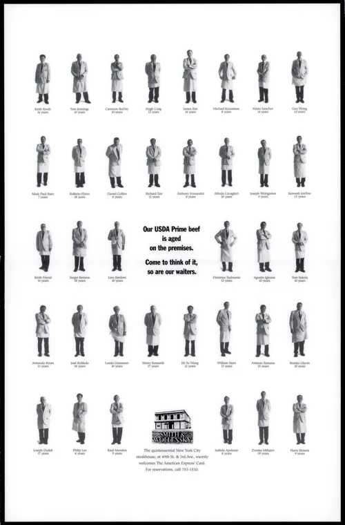 Newspaper Ad 3 Waiters