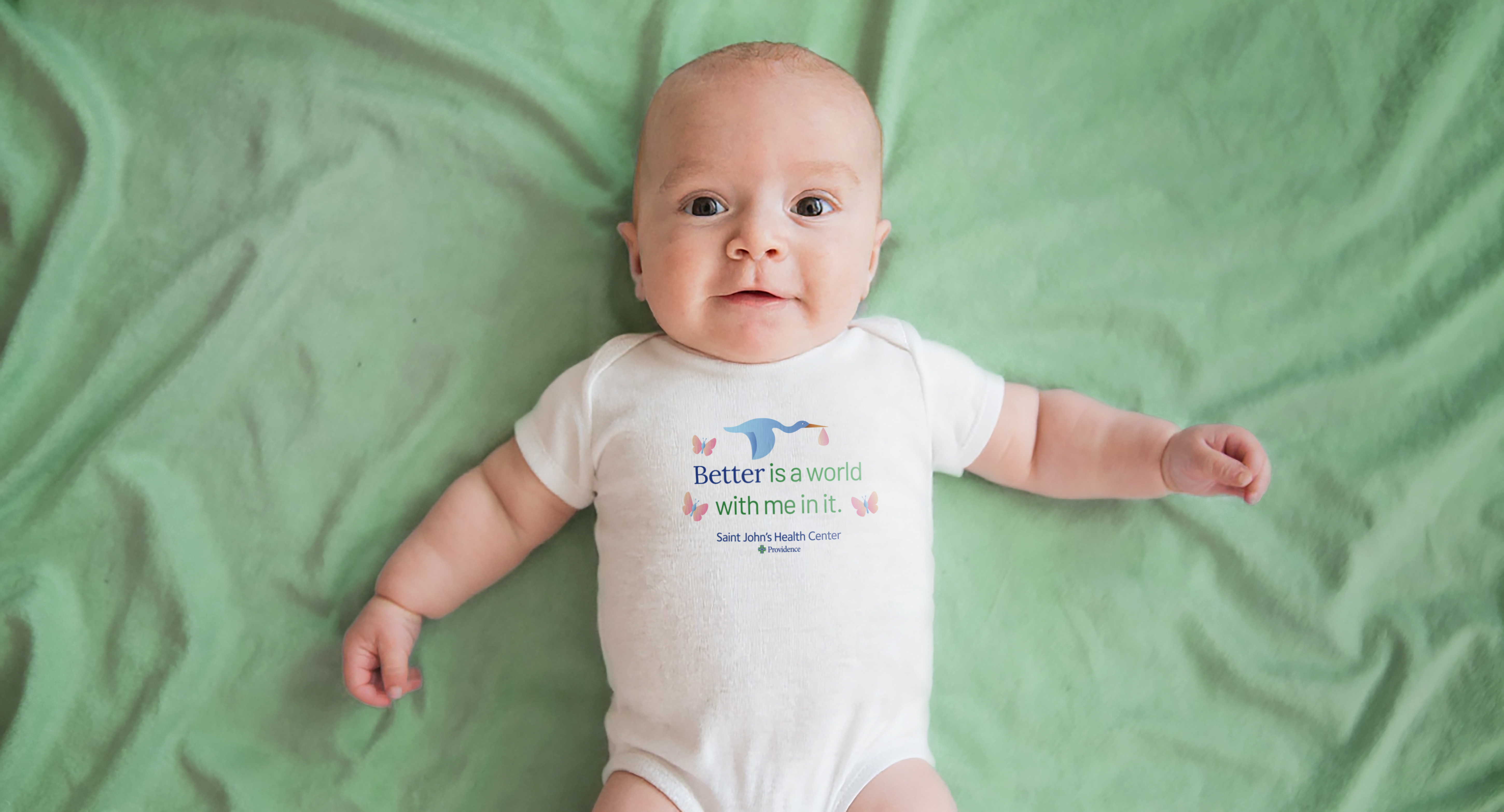 Saint Johns Baby Onesie